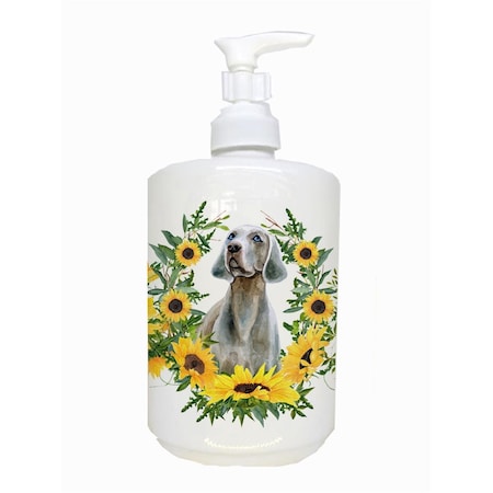 Carolines Treasures Weimaraner Ceramic Soap Dispenser CK2866SOAP